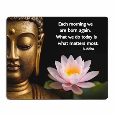 pingpi Each Morning we are Born Again What we do Today is What Matters Most Mouse Pad Inspirational Quotes and Saying Personality Desings Gaming Mouse Pad