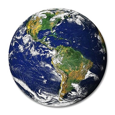 pingpi Earth Customized Round Mouse Pad 78X78 inch