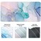 Yunoble Ergonomic Large Mouse Pad and Keyboard Wrist Rest Desk Pad for Keyboard and Mouse 4in1 Large Gaming Mouse Pad with Wrist Support Blue Marble
