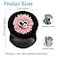 HEVITDA Ergonomic Mouse Pad with Wrist Support Pain Relief Comfort Wrist Rest Pad with NonSlip PU Base for Gaming Home Office Travel Dog Paw Print Pink Flowers