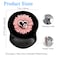 HEVITDA Ergonomic Mouse Pad with Wrist Support Pain Relief Comfort Wrist Rest Pad with NonSlip PU Base for Gaming Home Office Travel Dog Paw Print Pink Flowers