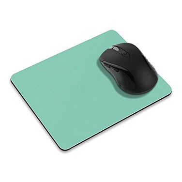 FINCIBO NonSlip Rectangle Mousepad Solid Mint Green Mouse Pad for Home Office and Gaming Desk