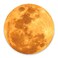 pingpi Full Moon Circle Mouse Pad Mousepad Lunar Space Galaxy Crater Solar System The Yellow Full Moon
