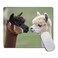pingpi Funny Alpaca Rubber Gaming Mouse Pad Custom Typography Computer or Office Work Station Decor
