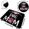 YAKAIER Gaming Mouse Pad and Coasters Set Dog Mom Floral Design Mousepad NonSlip Rubber Rectangle Mouse Pad Customized Mouse Mat for Working and Gaming