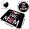 YAKAIER Gaming Mouse Pad and Coasters Set Dog Mom Floral Design Mousepad NonSlip Rubber Rectangle Mouse Pad Customized Mouse Mat for Working and Gaming