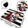 YAKAIER Gaming Mouse Pad and Coasters Set Skull Flower Mousepad NonSlip Rubber Rectangle Mouse Pad Customized Mouse Mat for Working and Gaming