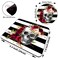 YAKAIER Gaming Mouse Pad and Coasters Set Skull Flower Mousepad NonSlip Rubber Rectangle Mouse Pad Customized Mouse Mat for Working and Gaming