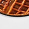 pingpi Giant Waffle with Melted Butter and Syrup Circle Mouse Pad Mousepad Funny Coworker Present Teacher Present Realistic Food Breakfast