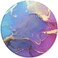 HEVITDA Mouse Pad NonSlip Rubber Base Mousepad with Stitched Edge Gaming Round Mouse Pads Waterproof Office Mouse Pad Small Size 787 x 787 Inch Blue Purple Marble