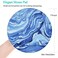 HEVITDA Mouse Pad NonSlip Rubber Base Mousepad with Stitched Edge Gaming Round Mouse Pads Waterproof Office Mouse Pad Small Size 787 x 787 Inch Blue Watercolor Clouds