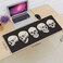 Yilad Human Skull Gaming Mouse Pad Non Slip XL Large Mousepad Stitched Edge Rubber Base Desk Mat for Laptop PC Computer