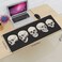 Yilad Human Skull Gaming Mouse Pad Non Slip XL Large Mousepad Stitched Edge Rubber Base Desk Mat for Laptop PC Computer