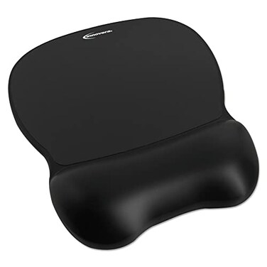 Innovera Gel Mouse Pad with Wrist Rest Nonskid Base 9 X 75 Inches Black 51450