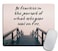 pingpi Inspirational Mouse Pad Custom Motivational Rubber Mouse Pad Be Fearless in The Pursuit of What Sets Your Soul On Fire