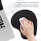 ITNRSIIET Ergonomic Mouse Pad with Gel Wrist Support Wrist Rest Smooth Surface NonSlip PU Base Comfortable Office Supplies Pain Relief 95 x 8 inches Black