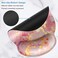 ITNRSIIET Ergonomic Mouse Pad with Wrist Support Wrist Rest Smooth Surface NonSlip Rubber Base Comfortable Office Supplies Pain Relief 98 x 91 inches Pink Gold Abstract