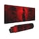 Gianlaima Japanese Samurai Cool Anime Red and Black Dragon Mouse Pad XL Extended Desk Mat Non Slip Rubber Base Stitched Edge Gaming Pc Desktop Large Mice Pad315 x 118 Inch