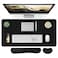 Bloss Leather Desk Pad Black Desk Mat NonSlip Desk Protector Mat Leather Desk Blotter Computer Desk Pad Waterproof Desk Mat for Home Office and Decor315157 Inches