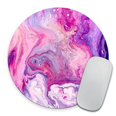 pingpi Marble Mousepad Office Decor Purple Mouse Pad