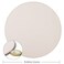 MAYIWO Round Mouse PadNonSlip Mouse Mat with Premium Stitched EdgeWaterproof Thickened PVC Leather Mouse Pad for Office WorkHomeDecor866Gray1 Pack