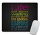 pingpi Motivational Mouse Pad Life Isnt About Waiting for The Storm to Pass Its About Learning to Dance in The Rain Inspirational Typographic Mousepad