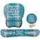 JDHJFBFJNP Mouse Pad Wrist Support and Keyboard Wrist Rest Set with Coasters Stay Positive Work Hard and Make It Happen Inspirational Quote NonSlip PU Base Ergonomic Mousepad for Home Office Working S