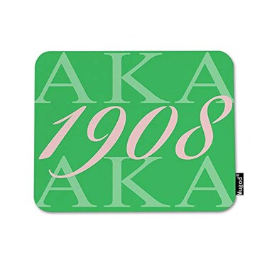 Mugod AKA 1908 Mouse Pad Also Known As Abbreviation Hip Hop Style Pink Green White Mouse Mat NonSlip Rubber Base Mousepad for Computer Laptop PC Gaming Working Office Home 95x79 Inch