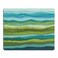 Mugod Blue and Green Waves Mouse Pad Abstract Stripes Dye Flow Sea Wave Line Mouse Mat NonSlip Rubber Base Mousepad for Computer Laptop PC Gaming Working Office Home 95x79 Inch