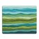 Mugod Blue and Green Waves Mouse Pad Abstract Stripes Dye Flow Sea Wave Line Mouse Mat NonSlip Rubber Base Mousepad for Computer Laptop PC Gaming Working Office Home 95x79 Inch