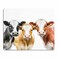 Mugod Cows Mouse Pad Cute Cow Looking at You Cattle Natural Milk Red Yellow Black Mouse Mat NonSlip Rubber Base Mousepad for Computer Laptop PC Gaming Working Office Home 95x79 Inch