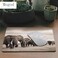 Mugod Elephant Mouse Pad Elephant Walking on The African Savannah Grassland Grey Mouse Mat NonSlip Rubber Base Mousepad for Computer Laptop PC Gaming Working Office Home 95x79 Inch