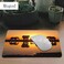 Mugod Elephant Mouse Pad Sunset Five Elephant Walking on The River Beautiful Scenery Mouse Mat NonSlip Rubber Base Mousepad for Computer Laptop PC Gaming Working Office Home 95x79 Inch