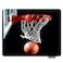 Nicokee NICOKEE Sport Rectangle Gaming Mousepad Basketball with Hoop Sport Black Mouse Pad Mouse Mat for Computer Desk Laptop Office 95 X 79 Inch NonSlip Rubber