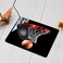 Nicokee NICOKEE Sport Rectangle Gaming Mousepad Basketball with Hoop Sport Black Mouse Pad Mouse Mat for Computer Desk Laptop Office 95 X 79 Inch NonSlip Rubber