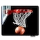 Nicokee NICOKEE Sport Rectangle Gaming Mousepad Basketball with Hoop Sport Black Mouse Pad Mouse Mat for Computer Desk Laptop Office 95 X 79 Inch NonSlip Rubber