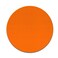 FINCIBO NonSlip Round Mousepad Solid Orange Mouse Pad for Home Office and Gaming Desk