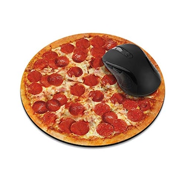 WIRESTER NonSlip Round Mousepad Pepperoni Pizza Mouse Pad for Home Office and Gaming Desk