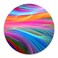 pingpi Gaming Mouse Pad CustomRainbow Ocean Round Mouse Pad