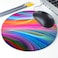 pingpi Gaming Mouse Pad CustomRainbow Ocean Round Mouse Pad