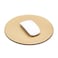 ProElife Mouse Pad for Computer Laptop Accessories Anti Slip Cute Round Mouse Pad Waterproof PU Leather 866Inch Circular Mousepad Stitched Edges Mat for Home Office School Gaming Gold