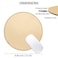 ProElife Mouse Pad for Computer Laptop Accessories Anti Slip Cute Round Mouse Pad Waterproof PU Leather 866Inch Circular Mousepad Stitched Edges Mat for Home Office School Gaming Gold