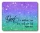 pingpi Psalm 465 God is Within HerShe Will not Fall Bible Verse Mouse Pad Purple Green