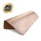 Besezx PU Leather Mouse Pad With Stitched Edge MicroFiber Base NonSlip Waterproof for Computers Laptop 8x11 Inch Champagne Gold