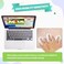 Besezx PU Leather Mouse Pad With Stitched Edge MicroFiber Base NonSlip Waterproof for Computers Laptop 8x11 Inch Champagne Gold