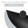 GZXHS Small Mouse pad Portable Waterproof NonSlip Rubber Bottom Suitable for Wireless Mouse Laptop Keyboard Tray for Both Men and Women Office Travel Grey 55x75in