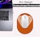 GZXHS Small Mouse pad Portable Waterproof NonSlip Rubber Bottom Suitable for Wireless Mouse Laptop Keyboard Tray for Both Men and Women Office Travel Orange 55x75in