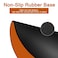 GZXHS Small Mouse pad Portable Waterproof NonSlip Rubber Bottom Suitable for Wireless Mouse Laptop Keyboard Tray for Both Men and Women Office Travel Orange 55x75in