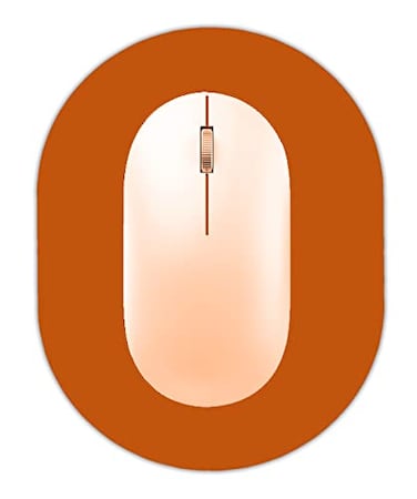 GZXHS Small Mouse pad Portable Waterproof NonSlip Rubber Bottom Suitable for Wireless Mouse Laptop Keyboard Tray for Both Men and Women Office Travel Orange 55x75in