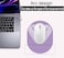 GZXHS Small Mouse pad Portable Waterproof NonSlip Rubber Bottom Suitable for Wireless Mouse Laptop Keyboard Tray for Both Men and Women Office Travel Purple 55x75in